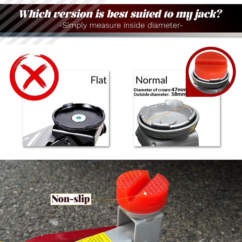 Univerzální sada podpěrných stojanů pro zvedák automobilů s polyetylenovými podložkami, adaptéry pro podvozek a kolejnice pro Lexus, Subaru, Fiat a většinu sedanů, SUV