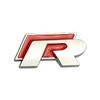 UDXKW1 Metal Car Grille Emblem Rear Trunk Badge Stickers for Volkswagen VW R Rline Polo Golf Jetta Beetle CC Bora Tiguan Touran Passat