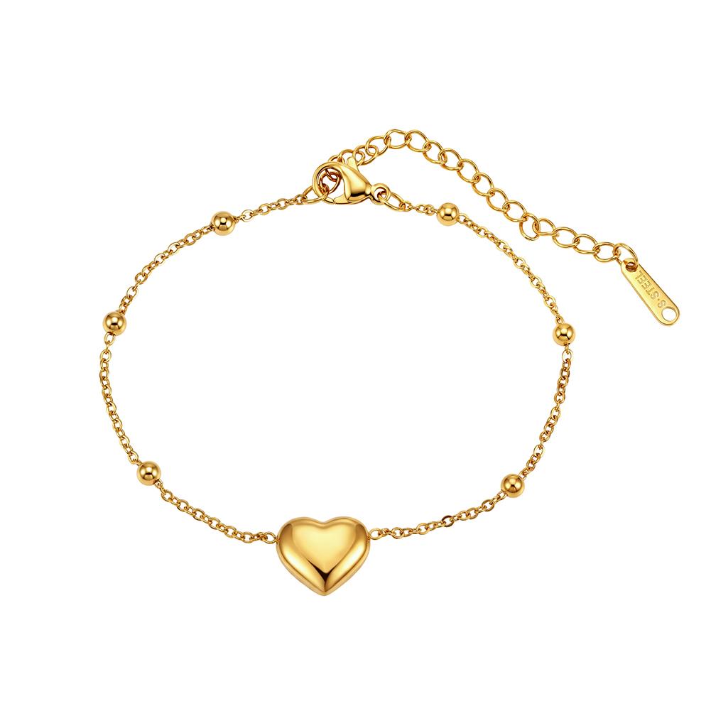 Braccialetto cavigliera sottile Effie Queen in acciaio inossidabile per gamba da donna Moda Estate Spiaggia Gioielli per Piede Cavigliere Minimaliste CZ Regalo