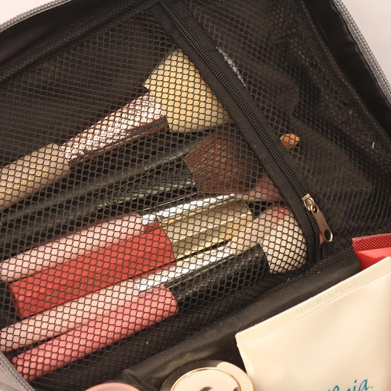 1pc Portable Women Makeup Bag High Capacity Toiletries Organizer Storage Cosmetic Cases Zipper Wash Beauty Pouch Travel Bag