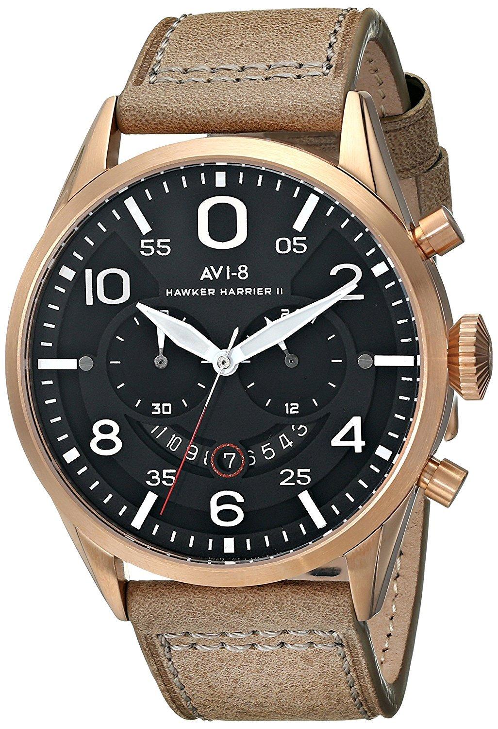 

Aviate Watch британский бренд Hawker Homage Watch Chronograph AV-4031-06 [Товар] золотой