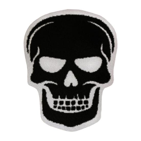 Halloween Floor Mat Gothic Ghost Skull Door Mat Spooky Unwelcome Bat Doormat for Front Door Entrance Kitchen Decoration