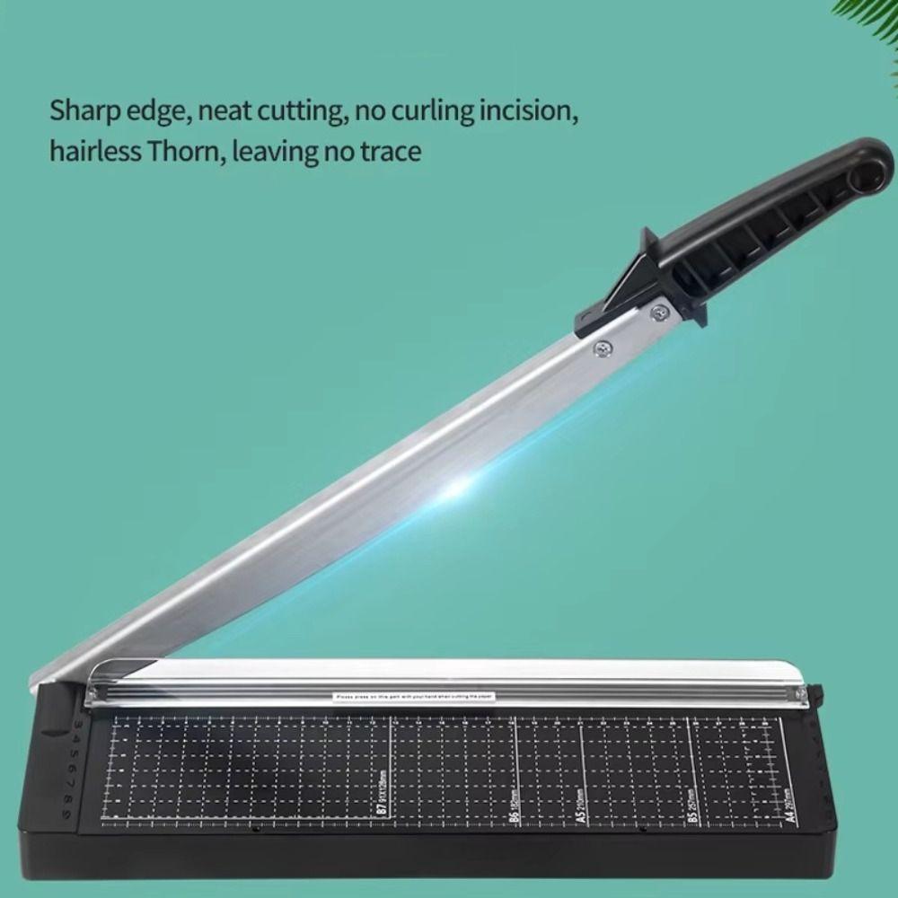 Precision Paper Cutting Tool Stainless Steel Cutting Guide Photo Trimmers Guillotine R1 Corner Rounder Manual A1 Paper Cutter
