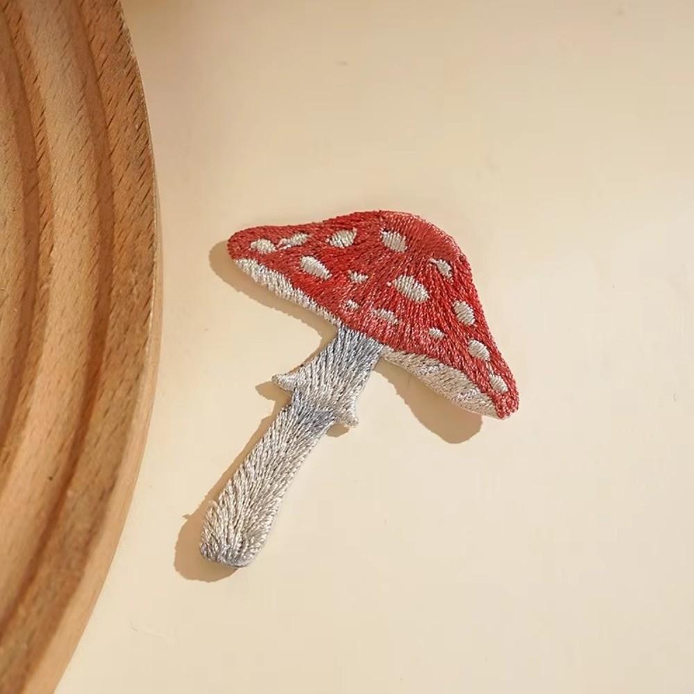 Plant Colored Shoulder Bag Patches 6cm DIY Bag Decoration New Embroidery Patches For Girls