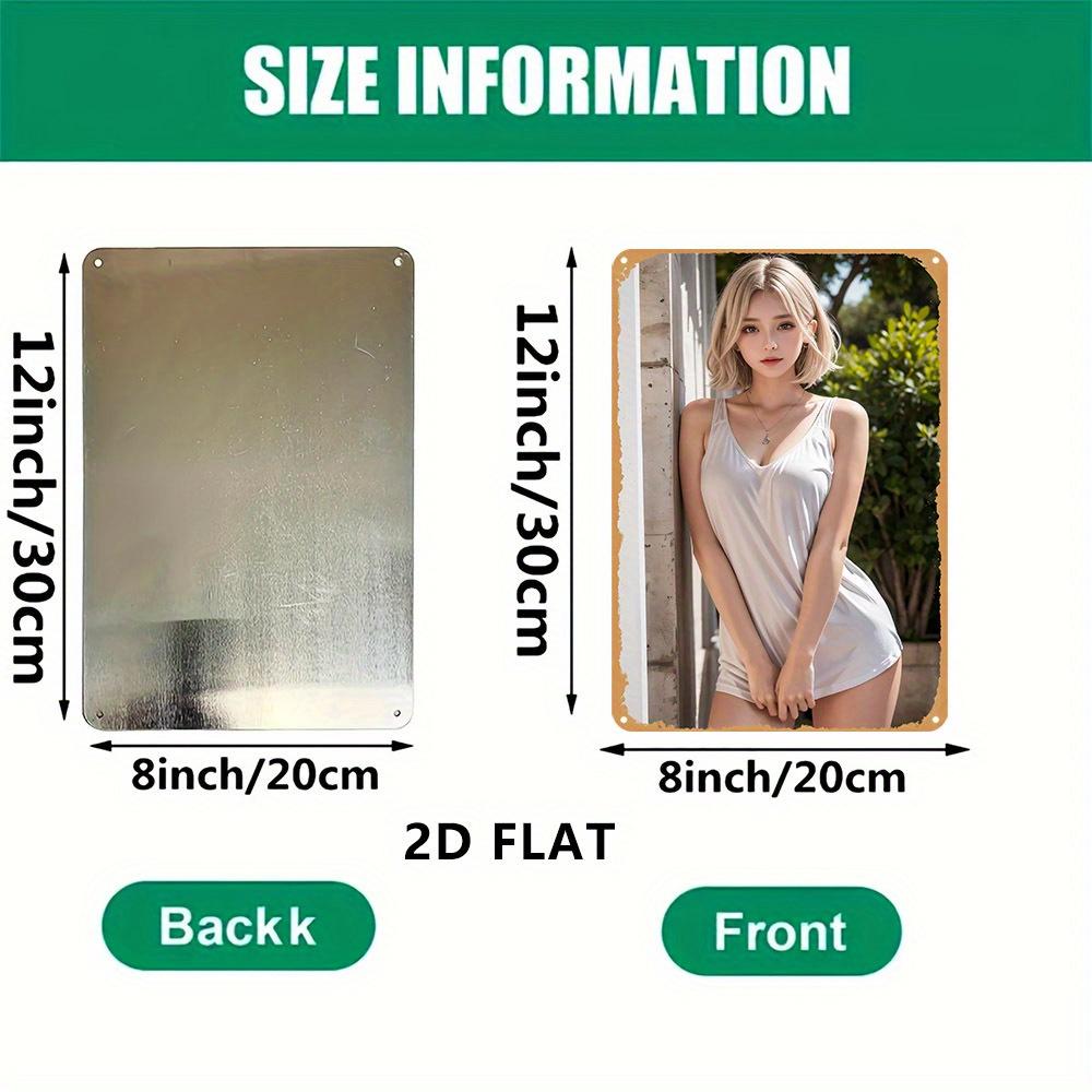 Retro Korean Metal Sign Aluminum Vintage Poster Wall Decor for Home Cafe Bar Waterproof Hanging Art Sign  Christmas Gift B