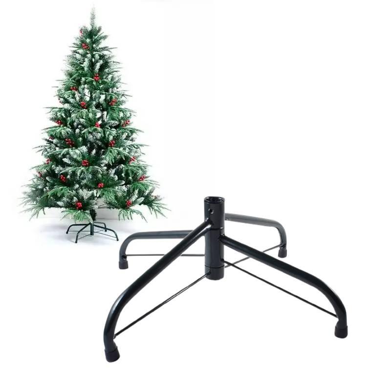 Green Tree Christmas Metal Stand Holder Bases Xmas Decoration Tools Durable
