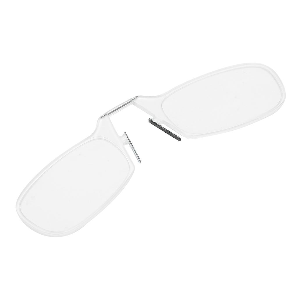 Portable Pince Nez Reading Glasses Elderly Stylish Clamp Nose Presbyopic Glasses