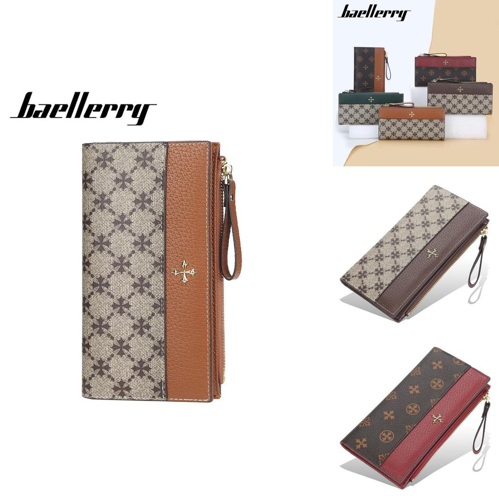Pu Leather Vintage Wallet For Women With Multiple Card Slots And Zipper Closure For Daily Use