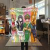 1PC Cardcaptor Sakura Patterned Flannel Blanket Suitable For All Seasons For Home Decor Warmth And Comfort Gifts Holiday Present