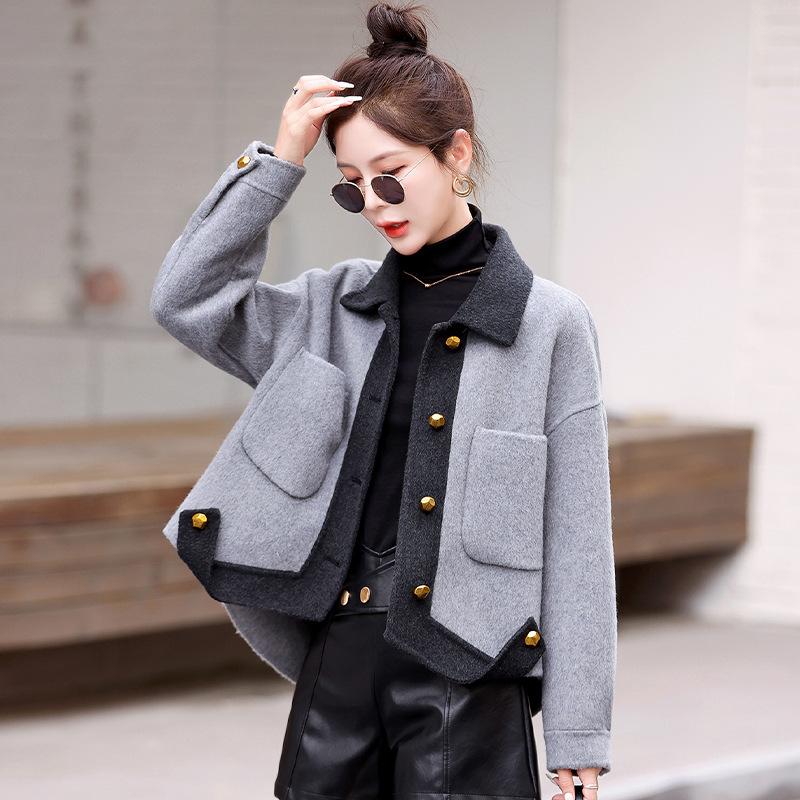 Coat Women's Autumn and Winter New Small Fragrant Woolen Coat Fashionable Versatile Women's Clothing