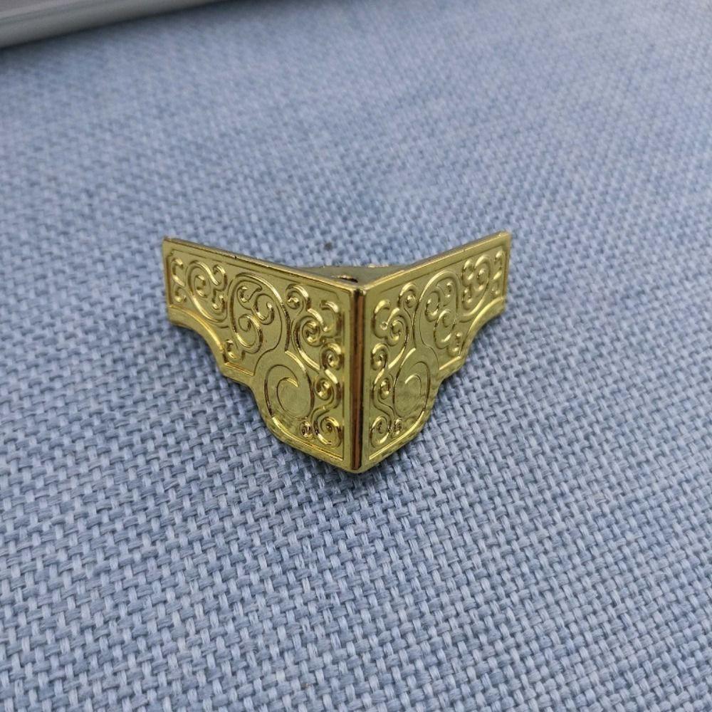 

40 Pcs Jewelry Box Box Legs Corner Protector Corner Protector Guards Gold Corner Brackets Cabinet золотий