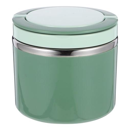 Soup Jar, Lunch Box, Summer/Winter, Large Capacity (1000ml), Leakproof, Portable, Stylish, Cute, Airtight, Stainless Steel, Lightweight, Compact, Stor