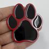 Personalized Metal Bear Paw Car Sticker Fun and Cute Dog Paw Print Car Emblem Tail Emblem Creative Body Scratch Sticker