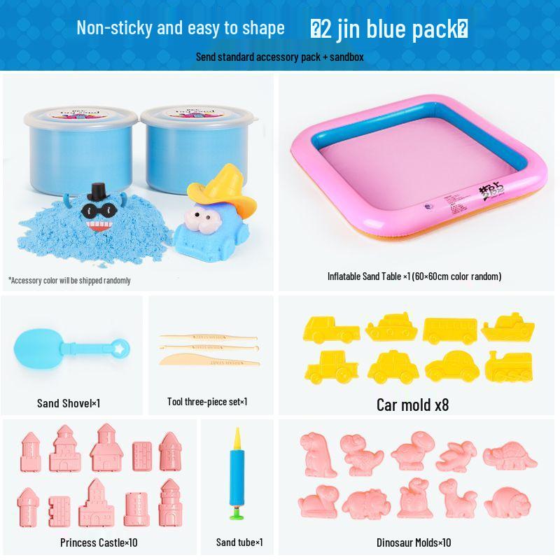 

Космический детский набор безопасного липкого песка для игр в помещении - Нетоксичная волшебная глина