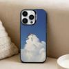 Surrealist style  Phone Case For iPhone17, 16,15,14,13,12 Pro Max Black Candy Matte Shockproof Cover