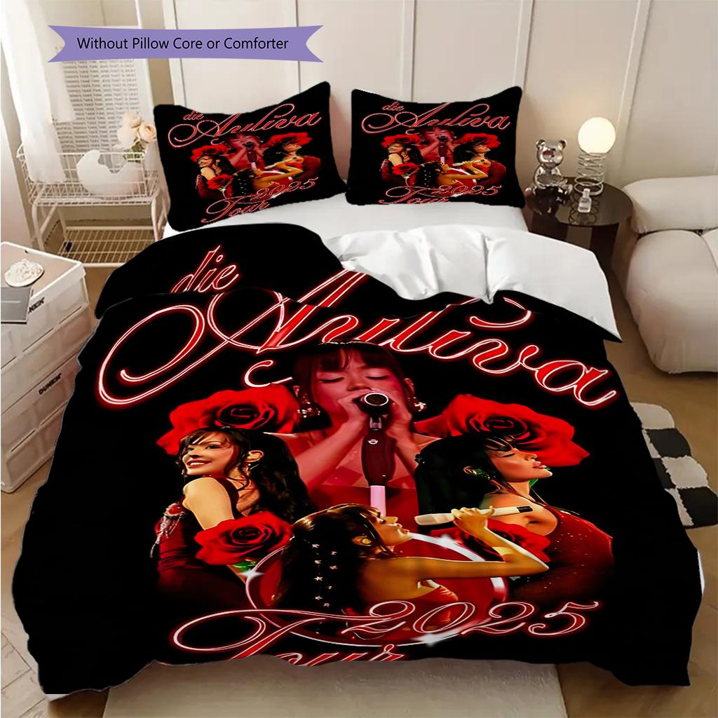 Ayliva's collage art poster bedding, duvet cover, pillowcase, home decoration, birthday gift (1 * duvet cover+2 * pillowcase, coreless)