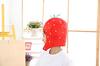 Bestmaple Animal Cap Costume Plush Fluffy Moko Hat Strawberry Cosplay Mask
