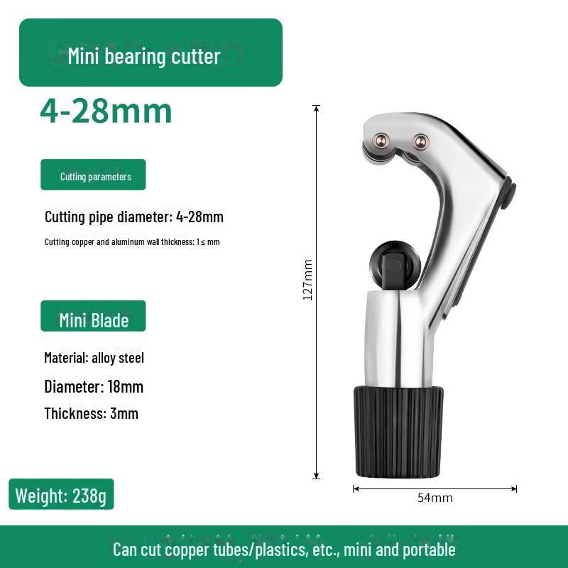 Baolian Quick Manual Pipe Cutter for Copper, Iron, Steel, Stainless Steel Pipes