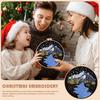Snow Scene Embroidery Christmas Needlework Kit For Holiday Decorations For Kitchen Living Room Desktop Window Beginner Level A