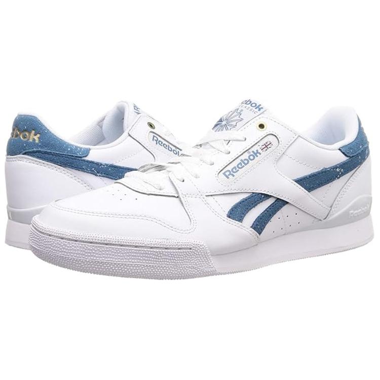 Reebok Phase 1 Pro Low Top Sneakers Men Sneakers White Blue CN3856