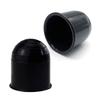 1Pc Black/Silver Trailer Ball Head Protective Cover Car Tow Bar Ball Cover Plastic Truck Hitch Trailer Protector Cap Car Parts