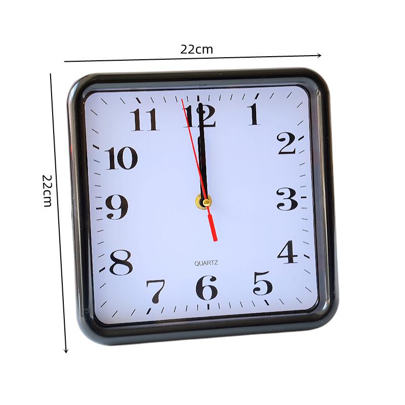 10 Yuan Store Home General Merchandise Stylish Simple Indoor Wall Clock, Round/square Hands Digital Clock