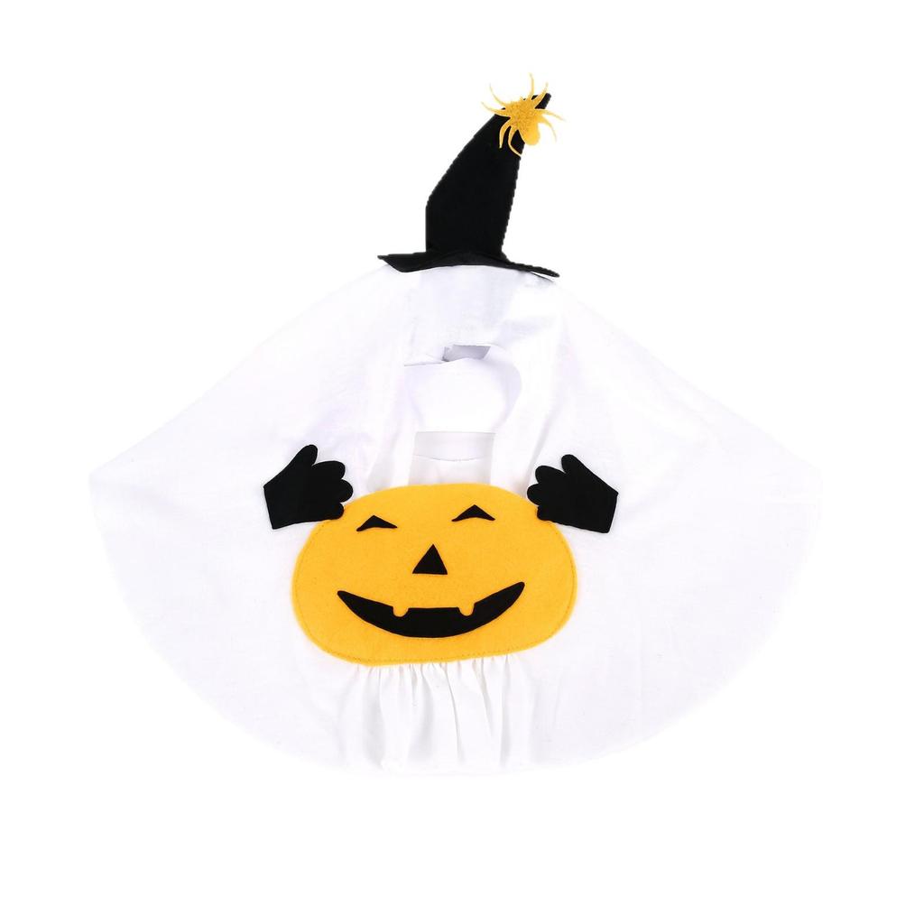 Pumpkin Witch Halloween Costume for Small & Medium Dogs and Cats