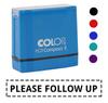 Printtoo Please Follow Up Self Inking Rubber Stamp Pre-Inked Office Stamp- Home Office Business Stationery, Black- 42 x 9