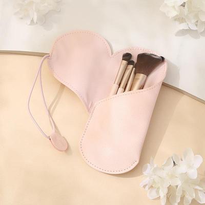 Portable Soft Nylon Makeup Brush Set – 4 Creative Tools for Blush and Eyeshadow