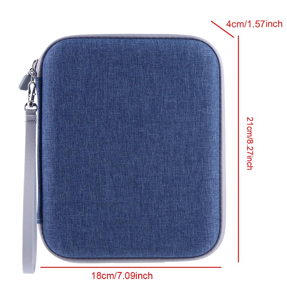 

80 Pockets Card Case for Yoto Card Hard Carrying Case Bag for Yoto Cards Music Player Storage Holder Mini Audiobook Cards Case синий