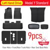 Floor Mats for Tesla Model Y Standard  2026 Trunk Mat Cargo Liner Backrest Mats Accessories [Not Fit Premium and Performance]