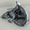 Resin Black Dragon Sculpture Large Size Dragon Decoration Dragon Ornaments  Garden Decor