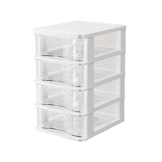 Scatola portaoggetti per trucco Forniture per camera da letto trasparenti con maniglia Tipo di cassetto Scatola portaoggetti per articoli vari Contenitore per oggetti durevoli