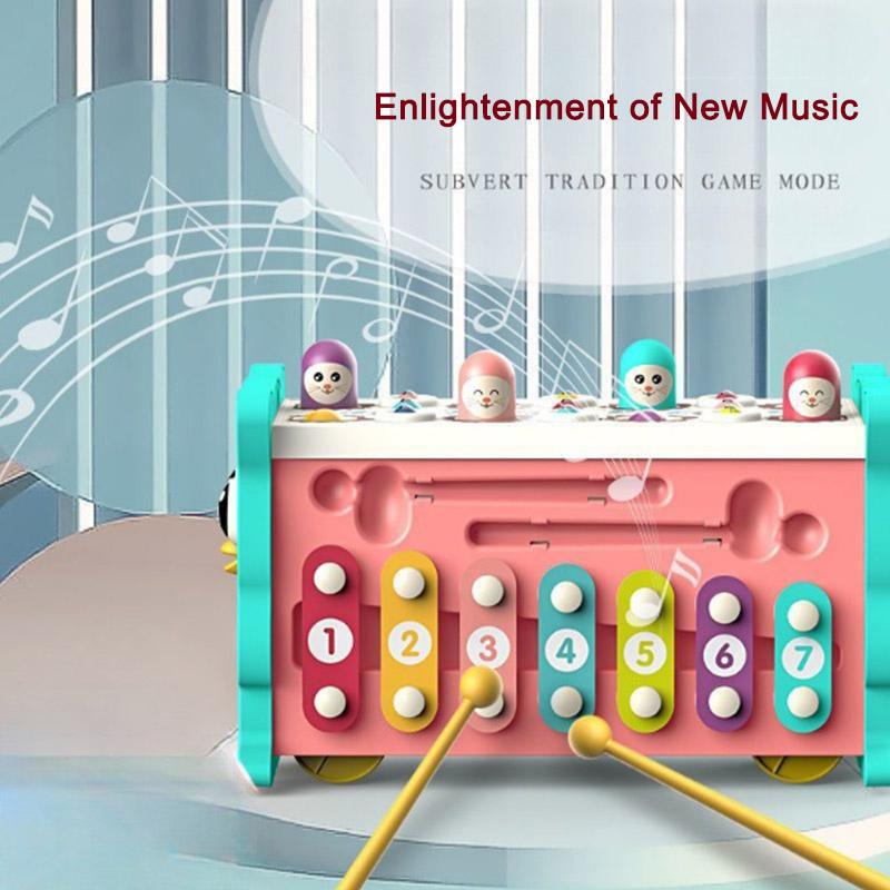 Hammering Toys Montessori 8in1 Whack-A-Mole Fishing Game Fine Motor Skill Toddler Activities Baby Early Learning Educational Toy