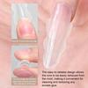 180Pcs Sandwich Nail Forms Reusable Quick Nails Extension Clear Long Nail Mold Women Home Salon Manicure Art Tools