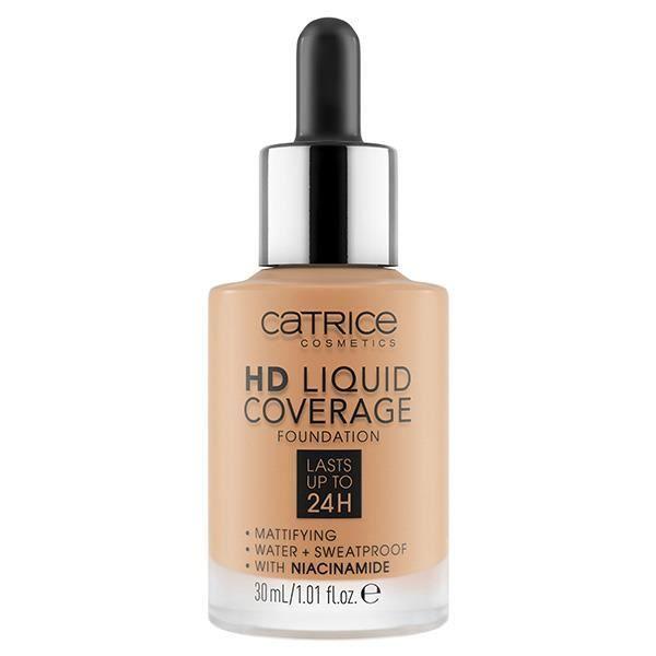 Fond de Teint - Catrice - N°046 Camel Beige - 30ml - Haute Couvrance - Waterproof - Matifiant