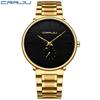 CRRJU 2150 Men's Ultra-thin Waterproof Steel Band Watch