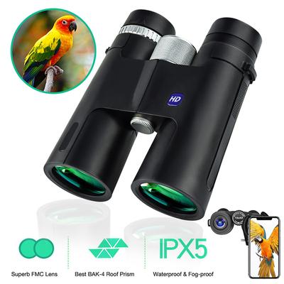Foreign Trade Upgrade 12×42 Binoculars Metal Handwheel All-optical Quality Adult Bird-watching Telescope
