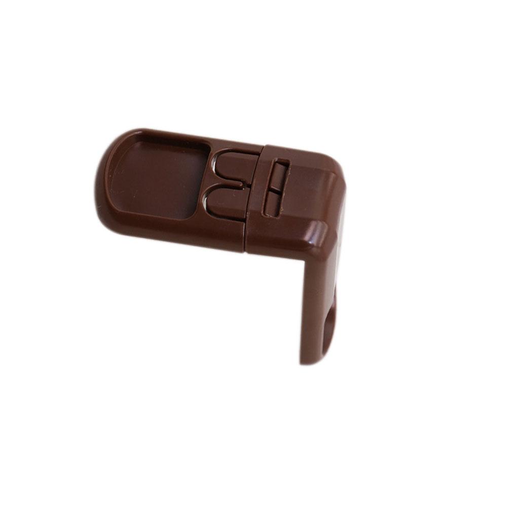 4 Pcs/set New Multifunctional Baby Child Safety Lock Double Snap Fastener Drawer Cabinet Door Locks кофейный