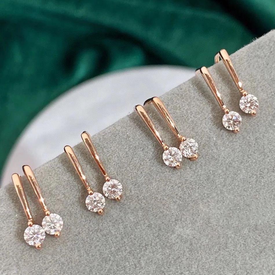 

Gold-Plated Versatile Ear Hook Dangle Earrings for Women