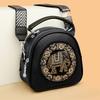 Chinese Style Elephant Rivet Bag for Women's Summer Versatile Mobile Phone Bag Crossbody New Niche Design Mommy Shoulder Bag