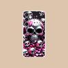 Silver Skull Clear Mobile Phone Case for Samsung Galaxy S25 S24 S23 S22 S21Plus FE Ultra Colorful Cover