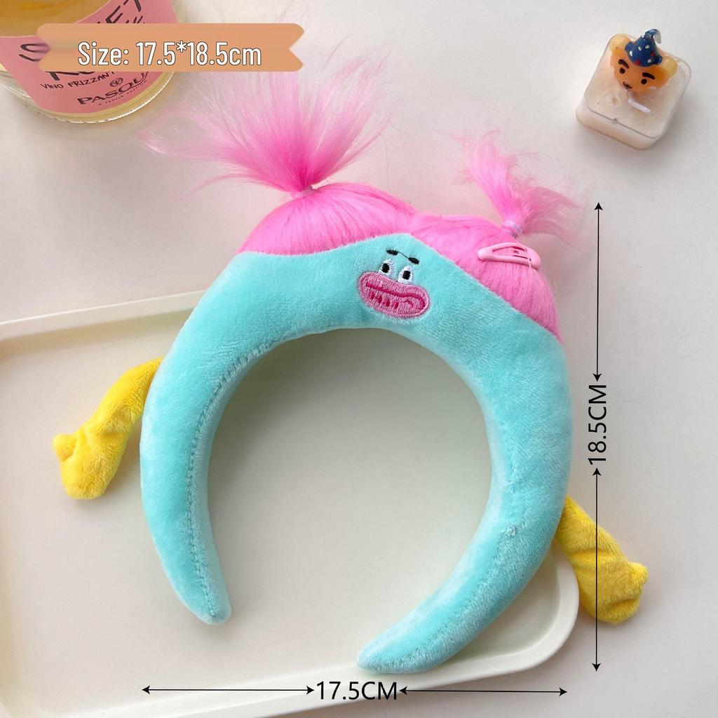 Adorable Ugly Doll Plush Hairband for Makeup and Skincare