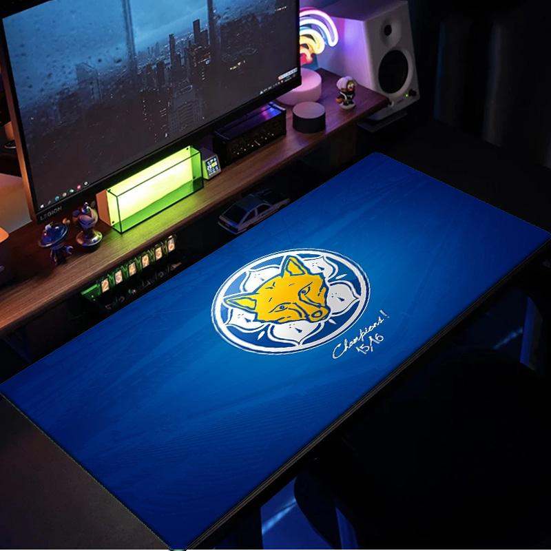 Leicester Football Club Crest Mouse Pad, Rubber Base, Mouse Pad for Gamers and Office Use, Gaming Desk , Easy To Clean Mat Christmas fan gifts