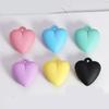 Heart Pendant Loose Bead DIY Jewelry Making Charming 3D Heart Spacer Bead