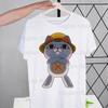 Dandadan Turbo Granny Cat Tābo Babā Harajuku Man T Shirts Tees Shirt Tops Design Short-Sleeved Aesthetic Anime T Shirt
