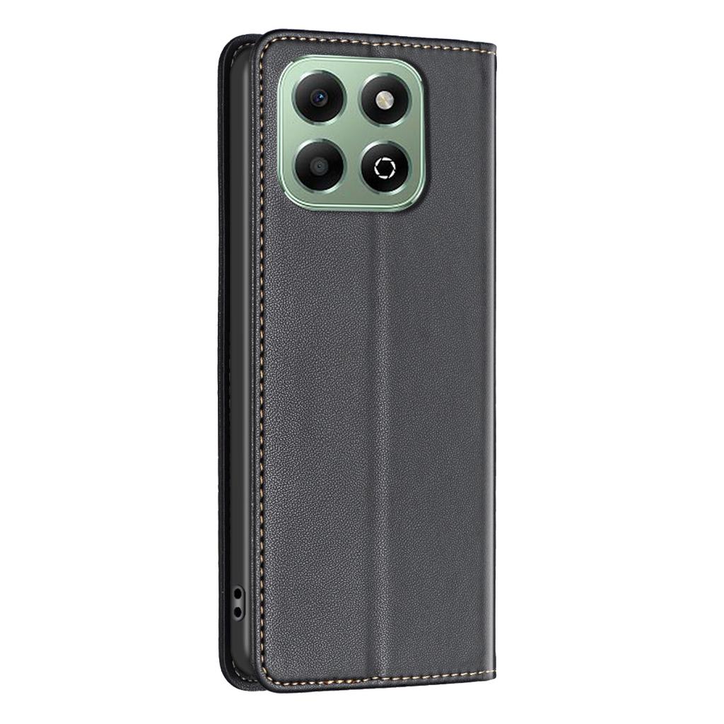 BINFEN COLOR BF18 For Honor X6b 4G Case Card Holder Stand Flip Leather Phone Cover