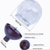 2025 New Garden Solar Lights Cracked Glass Ball Waterproof LED Lights For Outdoor Decor Decorations Pathway Patio Yard Lawn