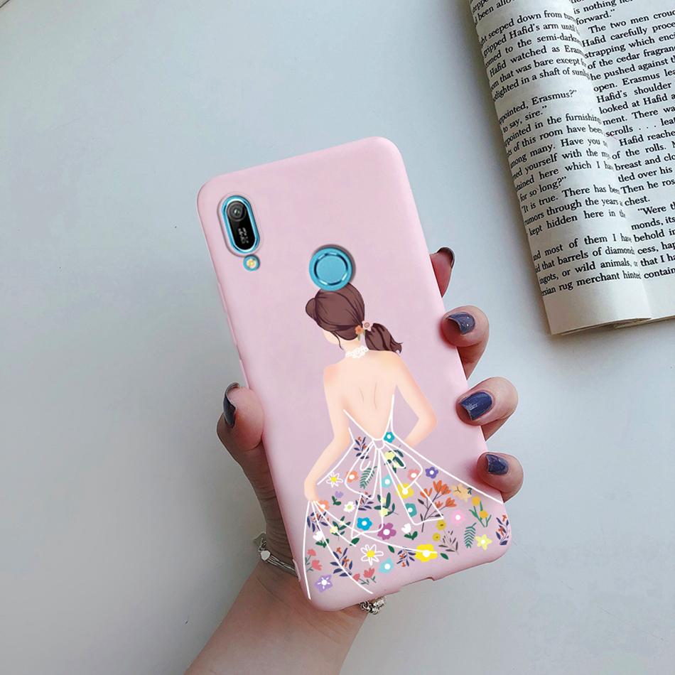 For Huawei Y6s 2019 Case Huawei Y9s Phone Case Fashion Flower Soft Silicone Back Cover For Huawei Y6 Pro 2019 MRD-LX2 Y 6S Etui
