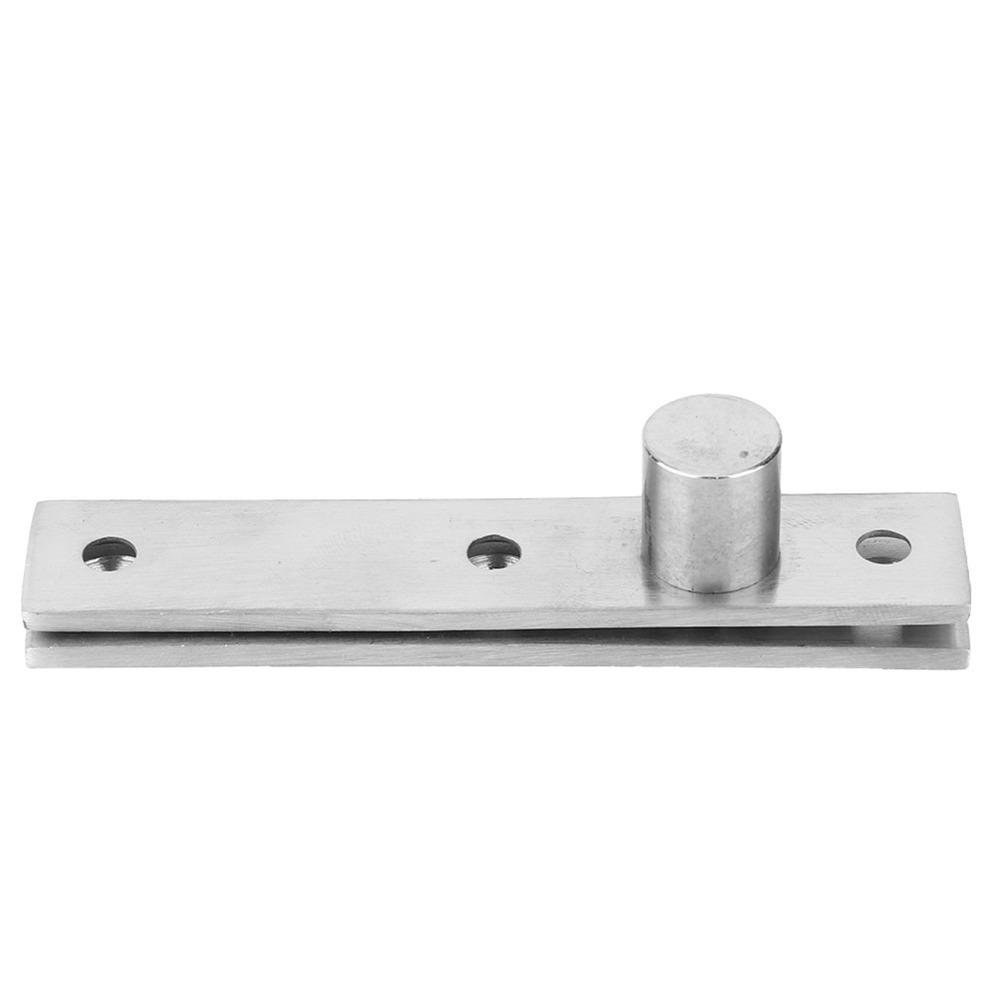2 Pack Stainless Steel 360 Degree Rotation Door Pivot Hinge Small, Medium, Large Top and Bottom Mount Up Down Shaft Pivot Hinge